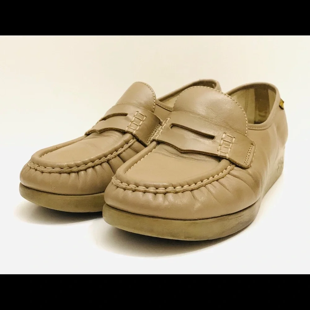 San‎ Antonio Shoes SAS Women’s 8.5 Tan Comfort Loafers Old Money Walking Shoes